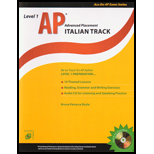 AP Italian Track, Level 1   With CD