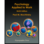 Psychology Applied to Work