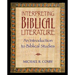 Interpreting Biblical Literature