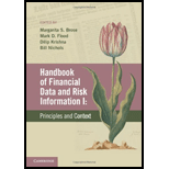 Handbook of Financial Data and Risk Information I Volume 1 Principles and Context