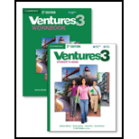 Ventures 3 With Student Book and Workbook and 2 Cds