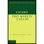 Cicero Pro Marco Caelio