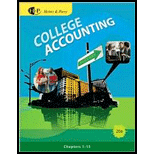 College Accounting, Chapter 1 15   With Access