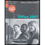 Microsoft Office 2007 Intoductory Concepts and Techniques Premuim Video Edition  Package