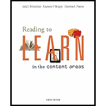 Reading to Learn in Content Areas