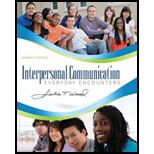 Interpersonal Communication Everyday Encounters