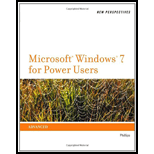 New Perspectives on Microsoft Windows 7 for Power Users