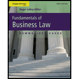 Fundamentals of Business Law  Summarized Cases