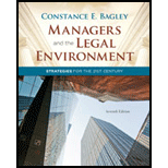 Managers and Legal Environment