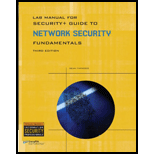 Security and Guide to Network Security Fundamentals  Lab. Man.