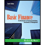 Basic Finance Introduction to Financial Institutions, Investments and Management