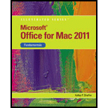 Microsoft Office 10 for MAC Illustrated, Fundamentals