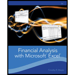 Financial Analysis With Microsoft Excel