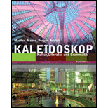 Kaleidoskop  Student Activities Manual  Ubungsbuch