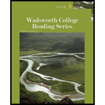 Wadsworth College Reading Series Book 3