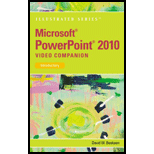 Microsoft Office Powerpoint 2010 Illustrated