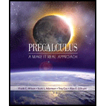 Precalculus A Make it Real Approach Student Solution Manual