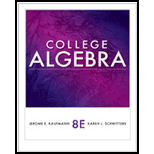 College Algebra   Student Solutions Manual