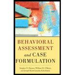 Behavioral Assessment and Case Formulation