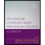 Methods for Community Based Participatory Research for Health