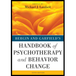 Bergin and Garfields Handbook of Psychotherapy and Behavior Change