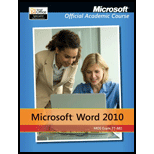 Microsoft Word 2010 Mos Examination 77 881