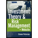 Investment Theory and Risk Management   With Access