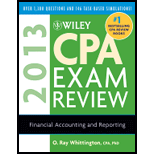 Wiley CPA Exam Review 2013, Financial Accounting and Reporting