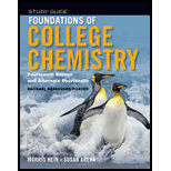 Foundations of College Chemistry   Study Guide