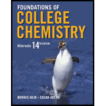 Foundations of College Chemistry, Alt. Edition