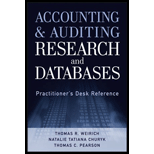 Accounting and Auditing Research and Databases Practitioners Desk Reference