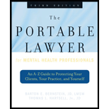 Portable Lawyer for Mental Health Professionals  An A Z Guide to Protecting Your Clients, Your Practice, and Yourself