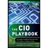 CIO Playbook Strategies and Best Practices for IT Leaders to Deliver Value