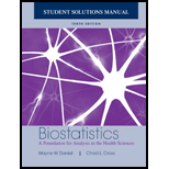 Biostatistics A Foundation for Analysis in the Health Sciences Student Solutions Manual