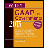 Wiley GAAP for Governments 2013