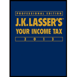 J. K. Lassers Your Income Tax, Prof. Edition