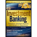 Investment Banking Investment Banking Valuation, Leveraged Buyouts, and Mergers and Acquisitions, University With Access