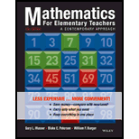 Mathematics for Elementary Teachers A Contemporary Approach (Looseleaf)