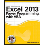 Excel 2013 Power Programming With VBA