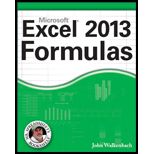 Excel 2013 Formulas