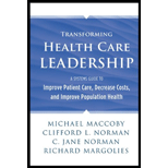 Transforming Health Care Leadership