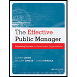 Effective Public Manager