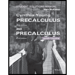 Precalculus Student Solution Manual