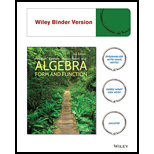 Algebra: Form and Function (Looseleaf) by Mccallum - ISBN 9781118640784
