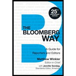 Bloomberg Way A Guide for Reporters and Editors