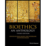 cover of Bioethics: Anthology (3rd edition)