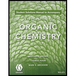 Intro to Organic Chem  Stud Solution Manual 6TH 16 Edition, by Brown - ISBN 9781119106951