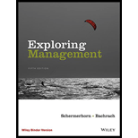 cover of Exploring Management (Looseleaf) (5th edition)