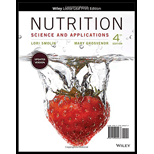 Nutrition Science and Applications   Updated Looseleaf 4TH 19 Edition, by Lori A Smolin and Mary B Grosvenor - ISBN 9781119495277