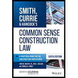 Common Sense Construction Law 6TH 20 Edition, by John M Mastin Eric L Nelson and Ronald G Robey - ISBN 9781119540175